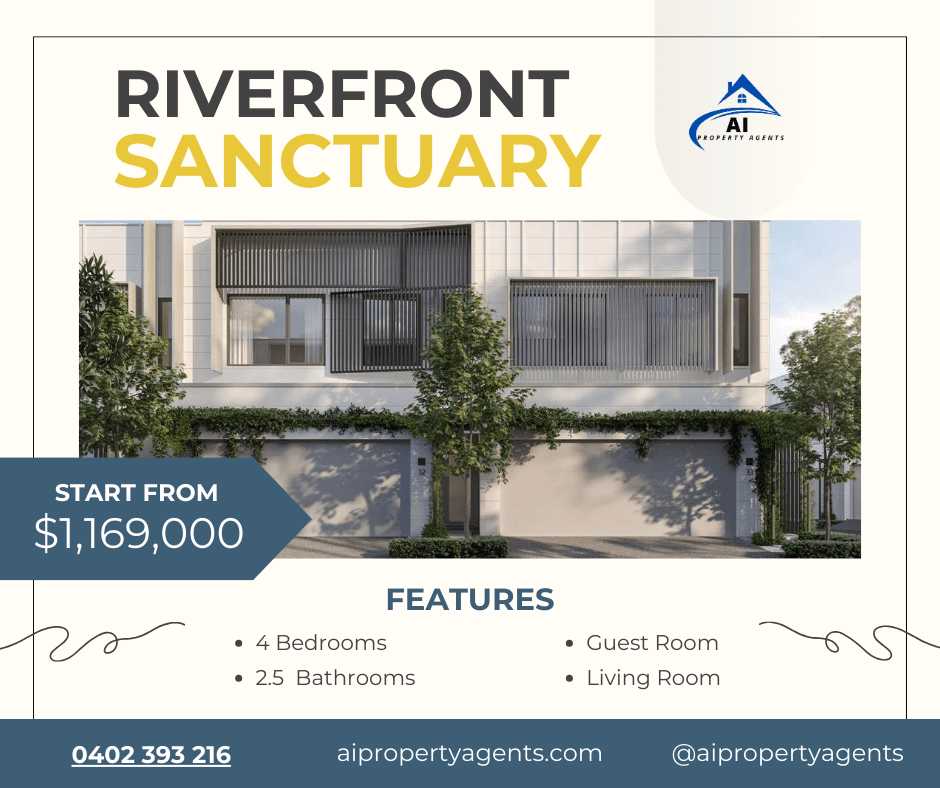 AI Property Agents. Riverfront - Albany Creek Townhouses