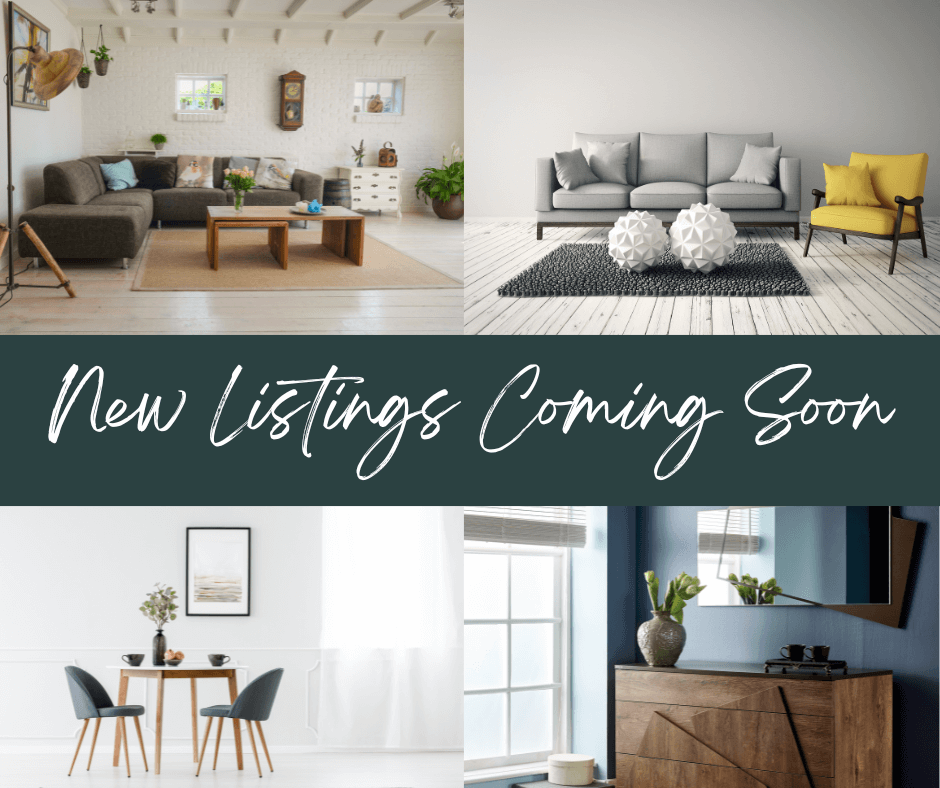 Coming Soon. New Property Listings 